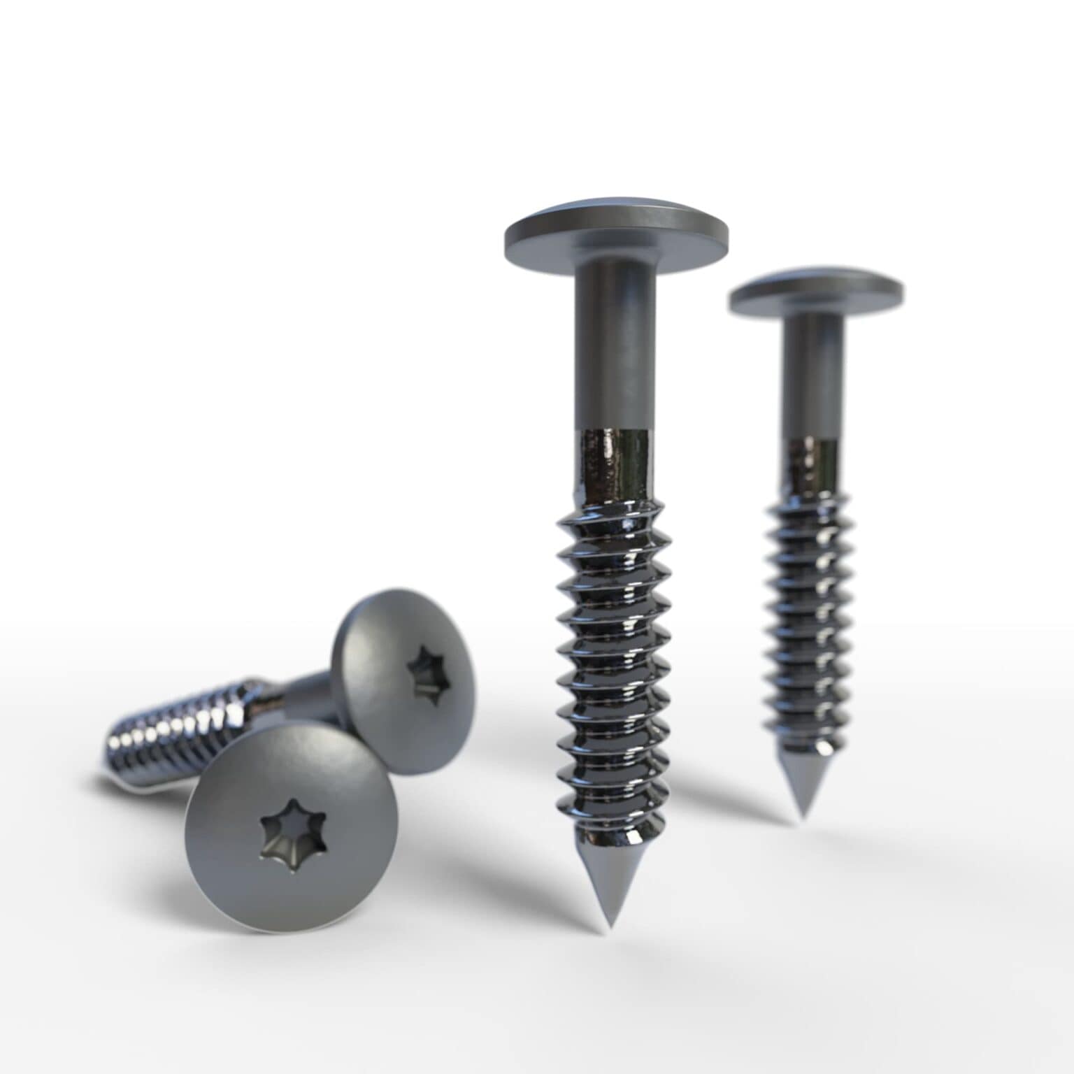 HPL schroeven RAL 7037 - Plexideal