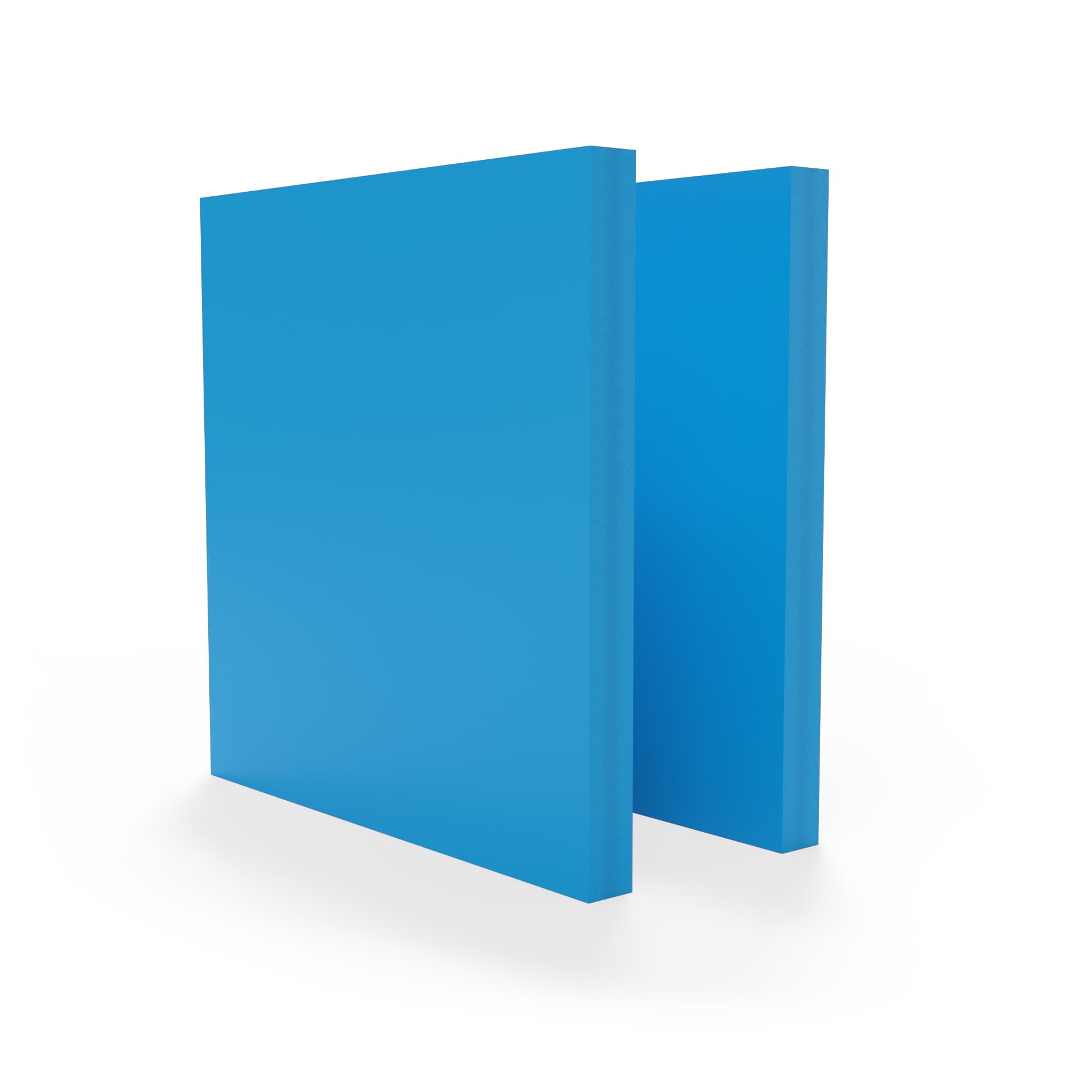 Hertog Doorbraak Inspiratie PVC Schuim blauw RAL 5015 5mm - Plexideal