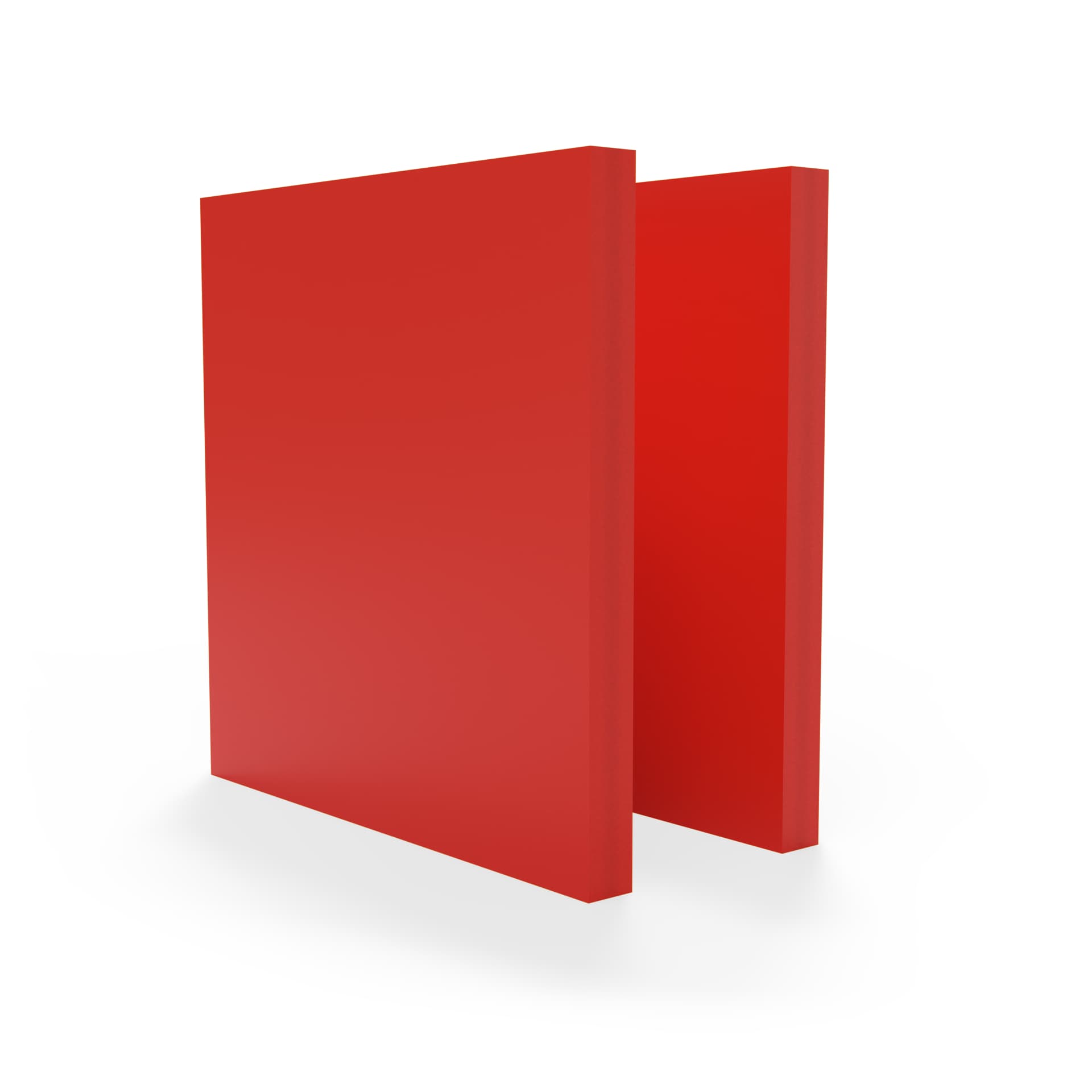 Bijdragen Direct diepvries PVC Schuim rood RAL 3020 5mm - Plexideal